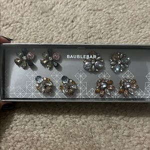 BaubleBar Elegant Crystal Earring Set